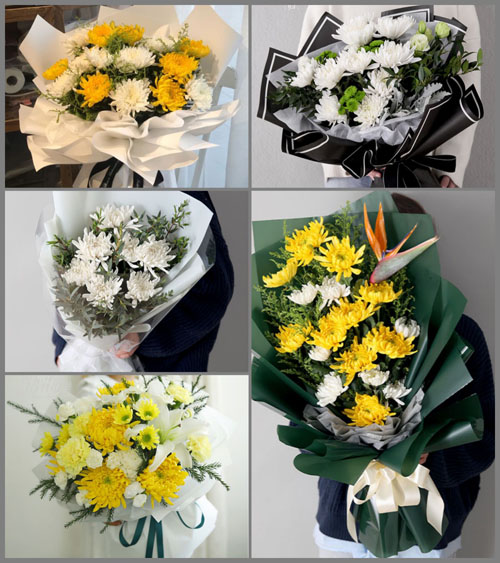 山西忻州原平市大牛店镇阳武二村白事花束代送